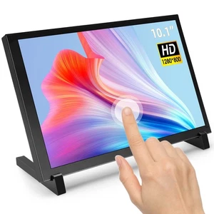 For Raspberry Pi, Mini Monitor 10-inch 1280 * 800 Touchscreen for Use - Afbeelding 1 van 5