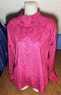 Куртка спортивная Tek Gear Warmtek ярко-розовая размер большой  - Изображение 1 из 4