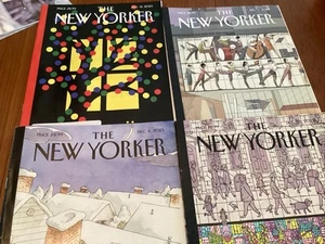 The New Yorker Magazin Dezember 2023 Set mit 4 Ausgaben - Bild 1 von 3