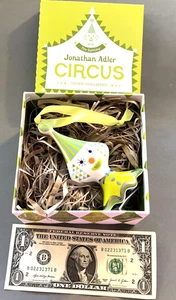 JONATHAN ADLER "The Sublime Circus" Ceramic Clown Folk Art Ornament New in Box - Picture 1 of 4