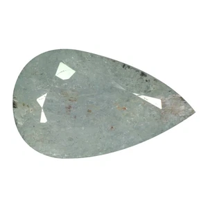 3.45 Ct Pear 11.6 x 7.2 MM 100% Natural Bluish Green Brazil PARAIBA TOURMALINE - Picture 1 of 5