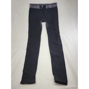 Gymshark Pants Women Medium Leggings Black Athletic Leisure Workout Gym Sports - Picture 1 of 10