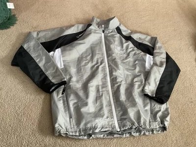 Chaqueta Sunice The Old Course St. Andrews Links para hombre con cremallera completa talla XL gris negra Foto 1 de 4