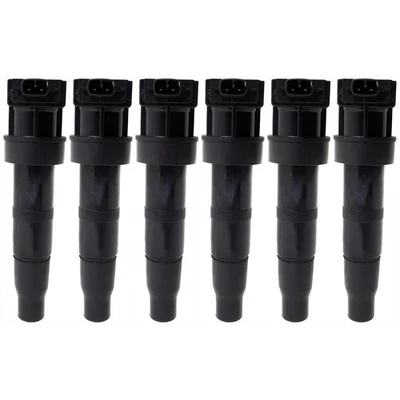Ignition Coils Set of 6 Sedan for Hyundai Santa Fe XL Kia Sedona Sorento Azera - Image 1 of 4