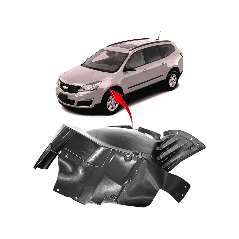 Front Left Driver Side Fender Liner For 2009-2017 Chevrolet Traverse GM1248208 - Image 1 of 4