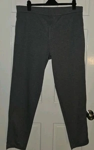 BONOBOS Athleisure-Hose meliert grau Poly Reißverschluss Tasche. Herren XXL Lang 40 X 32 - Bild 1 von 6