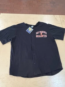 NOS NWT New Vintage 1992 Competitor San Francisco Giants Button Up T-Shirt XL - Picture 1 of 5