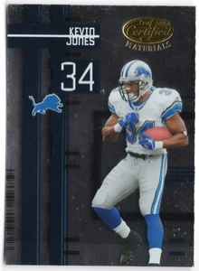 2005 Leaf Certified Materials - Kevin Jones #41 DETROIT LIONS - Picture 1 of 2