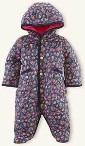 RALPH LAUREN BEBÉ ACOLCHADO FLORAL GRANERO BUNTING ROYAL VARIAS TALLAS 3 MESES NUEVO CON ETIQUETAS $115 - Imagen 1 de 3