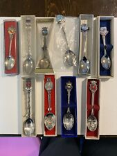 Collection of Souvenir Teaspoons - Set of 10