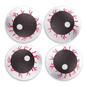 4 Piece Bloodshot Foam Eyeball Set, 1.5 Inche Diameter - Picture 1 of 1