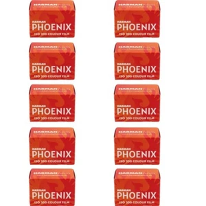 10 Rolls Harman Photo Phoenix 200 Color Negative Film, 36 Exposure - Picture 1 of 4
