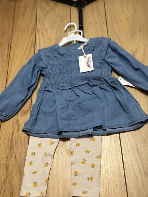 Jessica Simpson NIÑO PEQUEÑO Niña Dos Set PC Conjunto 3T-4T Nuevo Con Etiquetas Foto 1 de 4