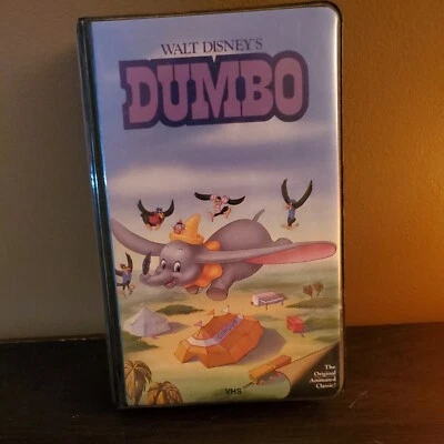Walt Disney Black Diamond Classics VHS DUMBO 1985 RARE Padded Clamshell Version — 第 1/4 张图片