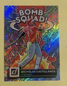 Nicholas Nick Castellanos 2022 Donruss Bomb Squad Rapture Card #BS-10 Reds