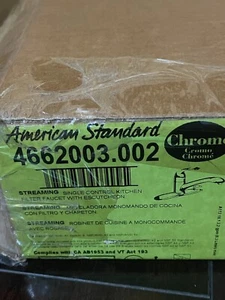 American Stamdard 4662003.002 Chrome Single Control Kitchen Faucet - Picture 1 of 1