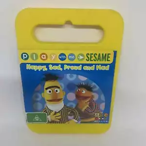 Play With Me Sesame HAPPY, TRISTE, ORGULLOSO Y LOCO DVD Región 4 PROGRAMA DE TELEVISIÓN En muy buen estado Gratis P... - Imagen 1 de 4