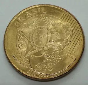 2004 BRAZIL, 25 CENTAVOS, DEODORO, HIGH GRADE, KM# 650 - Picture 1 of 4