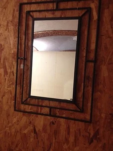 SPECCHIO CON CORNICE IN FERRO BATTUTO A MANO PRODOTTA DA CAVALIERE DIEGO ITALIA - Picture 1 of 1