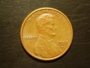 1977-D LINCOLN MEMORIAL CENT #9 - Picture 1 of 2