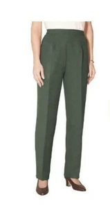 Schöne olivfarbene Wool Touch Comfort Hose von Amber - Größe 22 Bein 27" - NEU - Bild 1 von 3