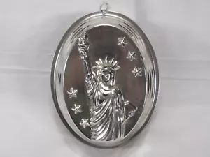 Vintage Statue Of Liberty Copper Mold Wall Hanging Trumpeting 10" - Picture 1 of 6
