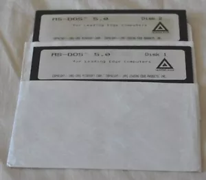 MICROSOFT MS-DOS 5 OS INSTALLATION 5.25" 2 DISK SET - Picture 1 of 1