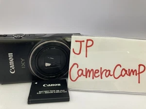 Canon PowerShot IXY 650 Elph 360 HS 20MP Digital Camera Black 12x Zoom 1624 - Picture 1 of 21