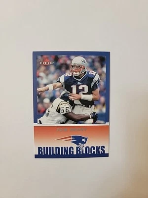 2002 Fleer Tradition Football Tom Brady - Building Blocks #256 - SD2848 - Image 1 of 2