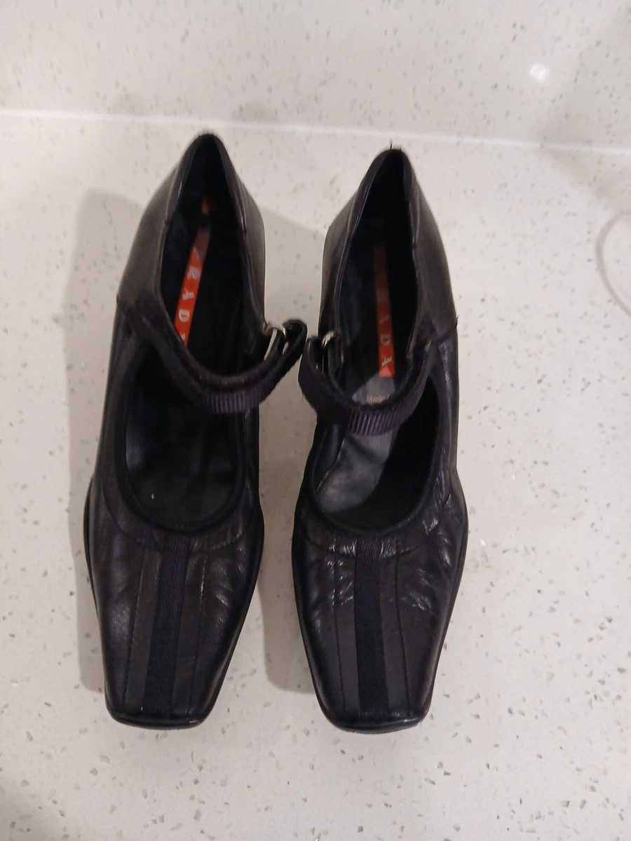 PRADA Women's Leather Upper Mary Jane for sale | eBay