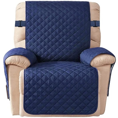 Fundas para sillas reclinables cubierta reversible lavable para reclinable grande con ajuste... Foto 1 de 4