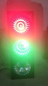 Radio d'epoca baracca lampeggiante psicolite semaforo psichedelico di Realistic - Foto 1 di 8