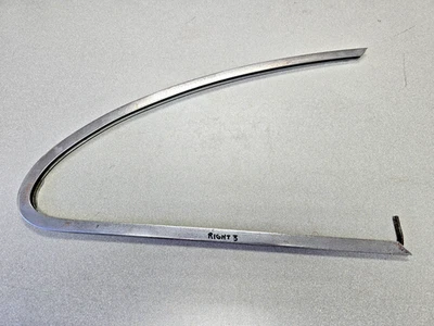 ORIGINAL PORSCHE 356A 356B 356C PASSENGERS REAR CHROME QUARTER WINDOW FRAME #3 - Image 1 of 4