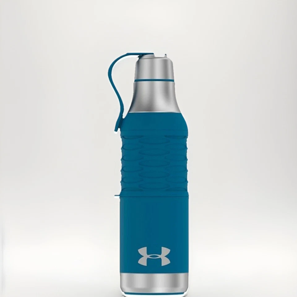 Botella de agua Under Armour de acero inoxidable de 18 oz de resistencia interna verde azulado, frío-caliente Foto 1 de 2