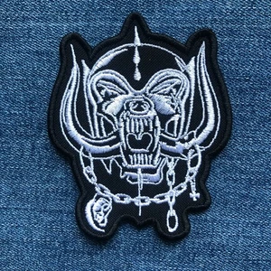 Snaggletooth embroidered patch Motörhead Venom Girlschool Midnight Sodom Saxon - Picture 1 of 1