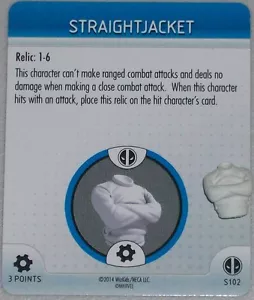 CHAQUETA RECTA S102 Deadpool Marvel HeroClix OP LE objeto especial - Imagen 1 de 1