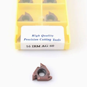 10P 16IRM AG60 CNC Carbide Threading Insert Tool 16 IRM For Threading Boring Bar - Picture 1 of 4