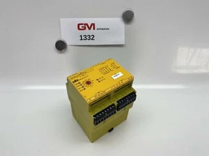 Mushroom Safety Relay 777522 Safety Relay PNOZ XV3.1P 3/24VDC 3n/o 1n/c 2n/o T - Picture 1 of 8