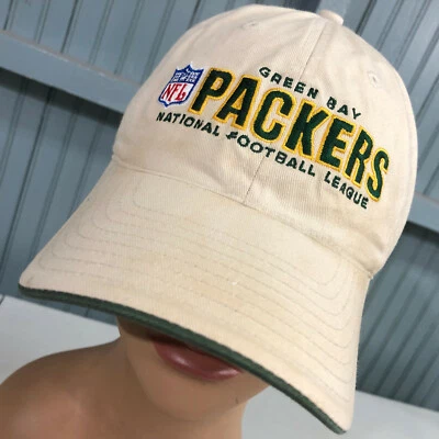 Gorra de béisbol Green Bay Packers Reebok con tirantes  Foto 1 de 4