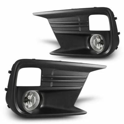 For 2018-2020 Subaru WRX Fog Light Bumper Lamps W/Bulb Wiring+Switch+Bezels Pair Foto 1 de 4
