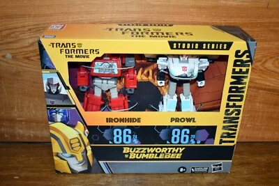 Hasbro Transformers Studio Serie 86 Ironhide & Prowl Buzzworthy Bumblebee Película Foto 1 de 2