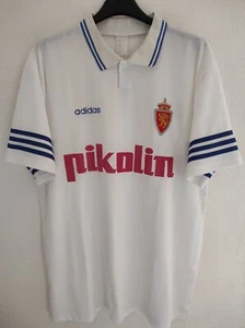 REAL ZARAGOZA 1995-1996 Pikolin camiseta shirt trikot maillot maglia XL - Picture 1 of 4