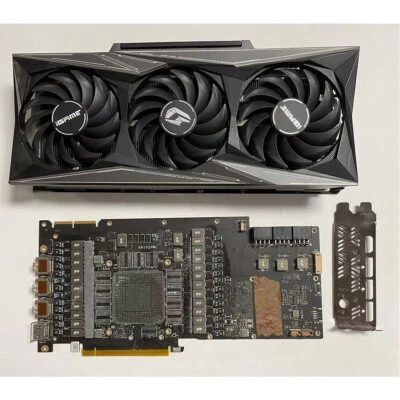 For Colorful iGame RTX3090 vulcan OC 24G Heatsink Cooling Fan w/no Bad PCB Board - Image 1 of 4