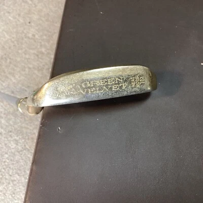 TaylorMade Green Velvet 24k Gold-Plated Golf Putter 35” Model 103 - Image 1 of 4