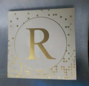 Letter "R" Tile Artwork Printed On Gallery Wrapped Canvas - Bild 1 von 5