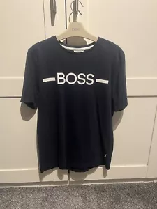 Boys Navy Hugo Boss Tshirt - Picture 1 of 3