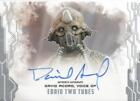 2017 Topps Star Wars Masterwork Autograph David Acord Edrio Two Tubes