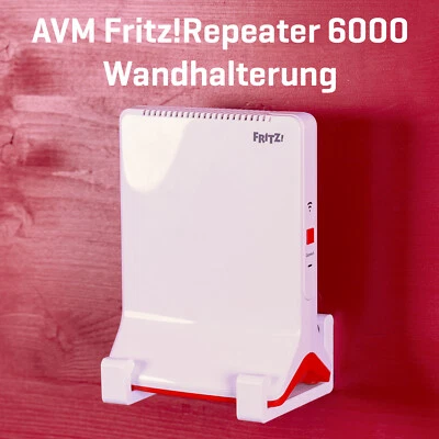 JT-MEDIA Repeater Wandhalterung AVM FRITZ!Repeater 6000 - 2 Wandhaken - TOP