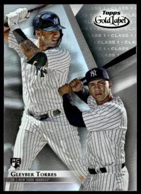 2018 Topps Gold Label Class 1 Black Gleyber Torres New York Yankees #98 - Image 1 of 2