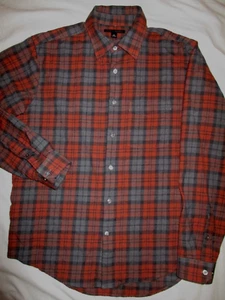 NEW BANANA REPUBLIC USA DESIGNER MENS 100% WOOL SHIRT MEDIUM - Picture 1 of 3